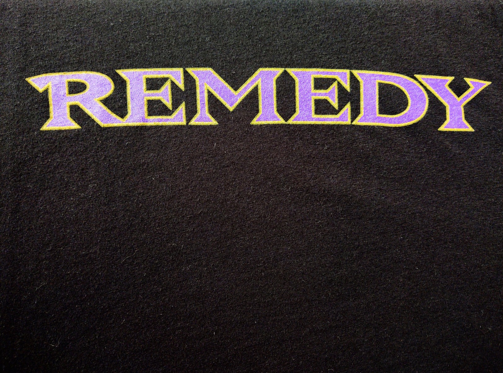 Photograph of product: Remedy - Ravens Tee (Black) | XL