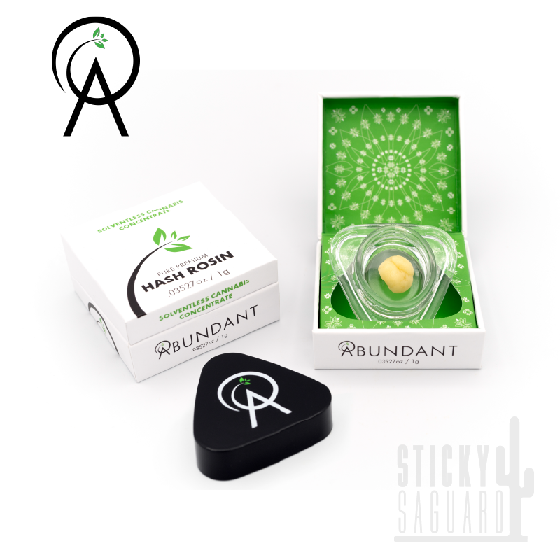 Photograph of product: Abundant Organics au chocolat Rosin Strawberry Serenity (S/H) 1g