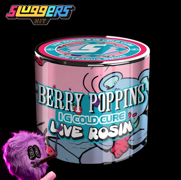 Photograph of product: Sluggers - Berry Poppins - Cold Cure Rosin - 1g - Concentrate
