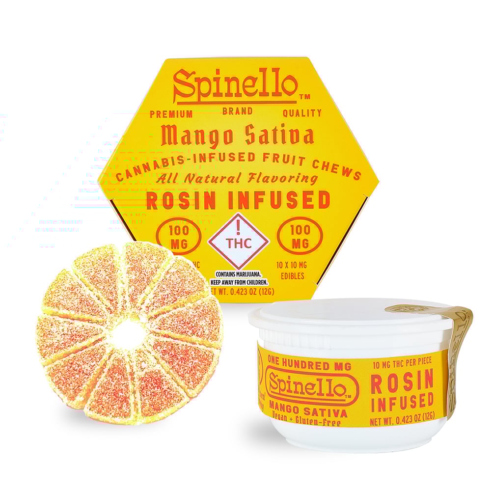 Photograph of product: Live Rosin Gummies | Spinello | Mango Oui'd [1pk]