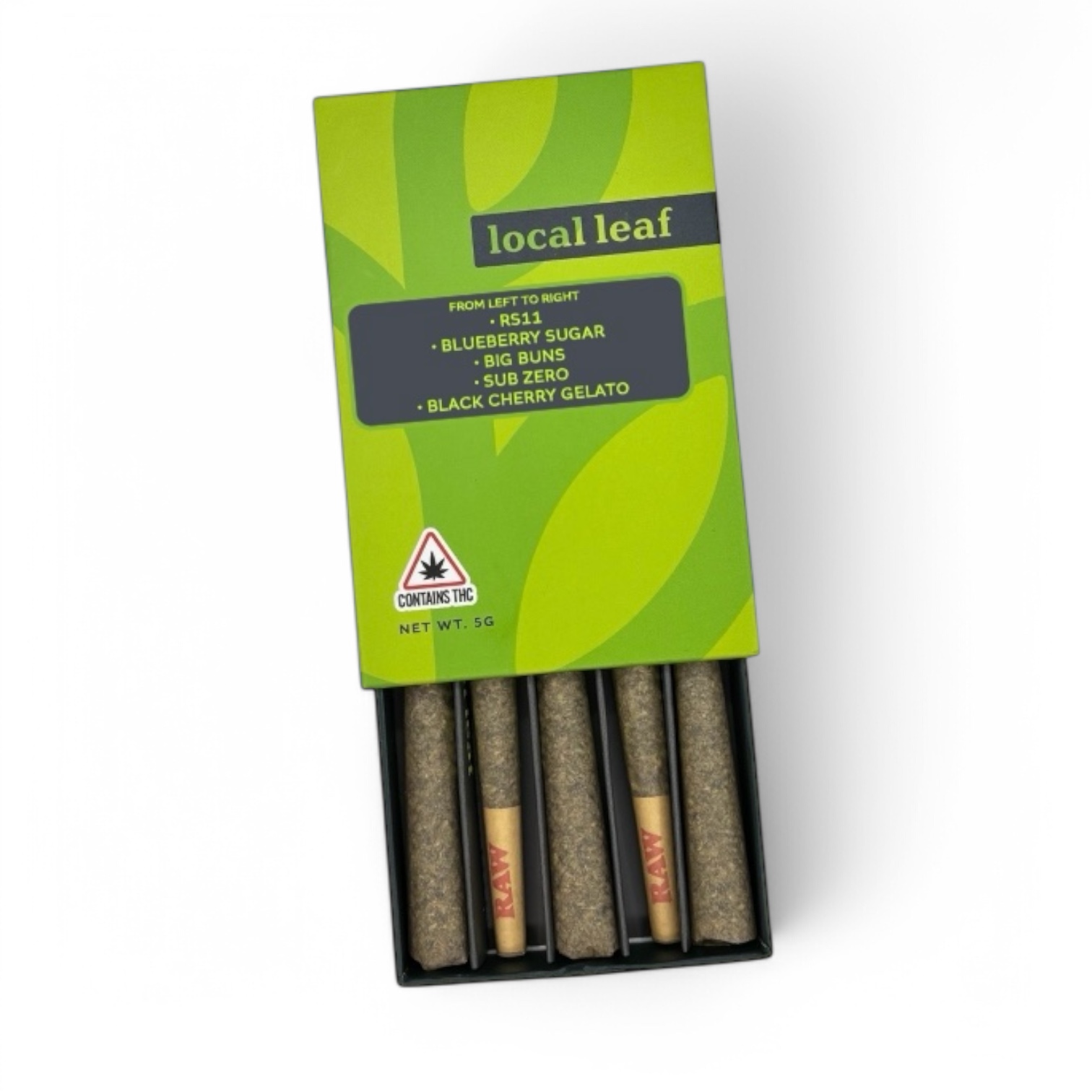 Photograph of product: Local Rolls | Mixed 5pk Pre Rolls