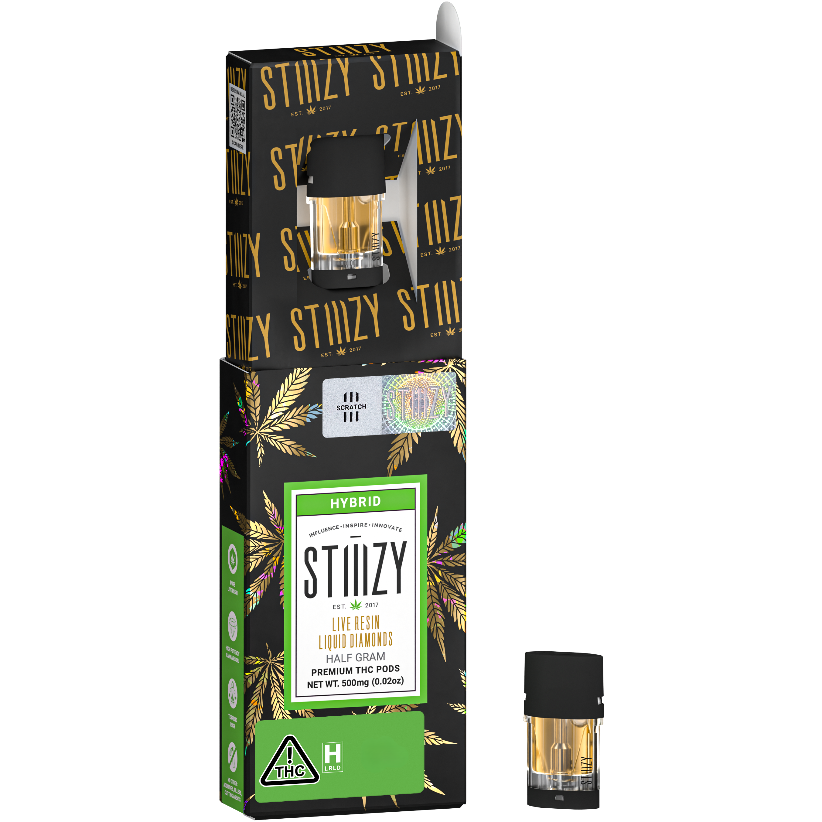 Photograph of product: Live Resin Purple Zlushie Pod 0.5g