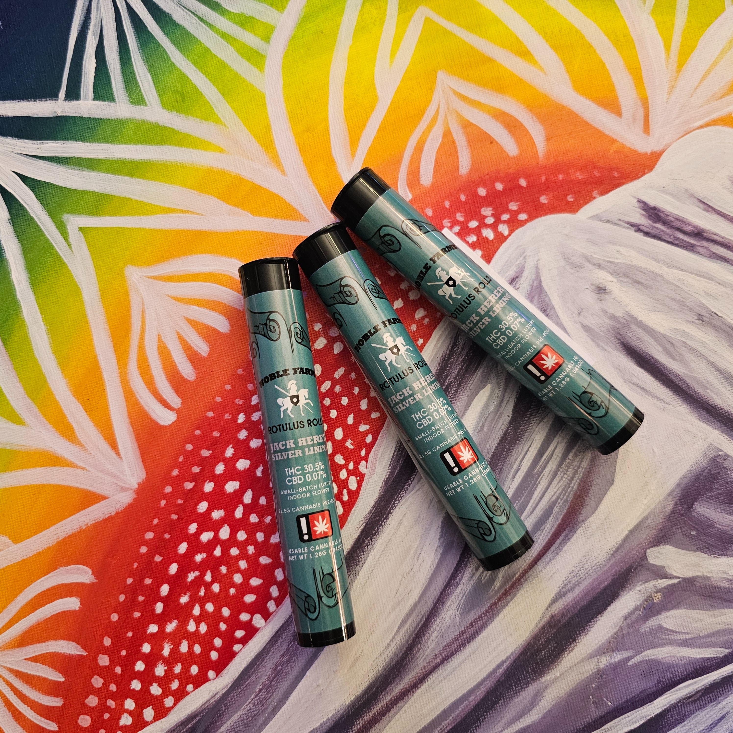 Photograph of product: Noble Farms .5g 2pk OMMP Blueberry Oui'd Preroll 2pk