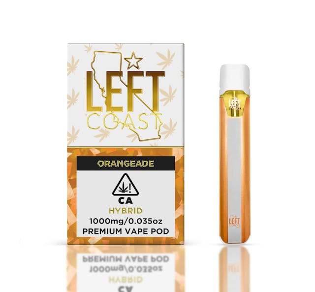 Photograph of product: Left Coast POD | 1g - Orangeade - Hybrid - 