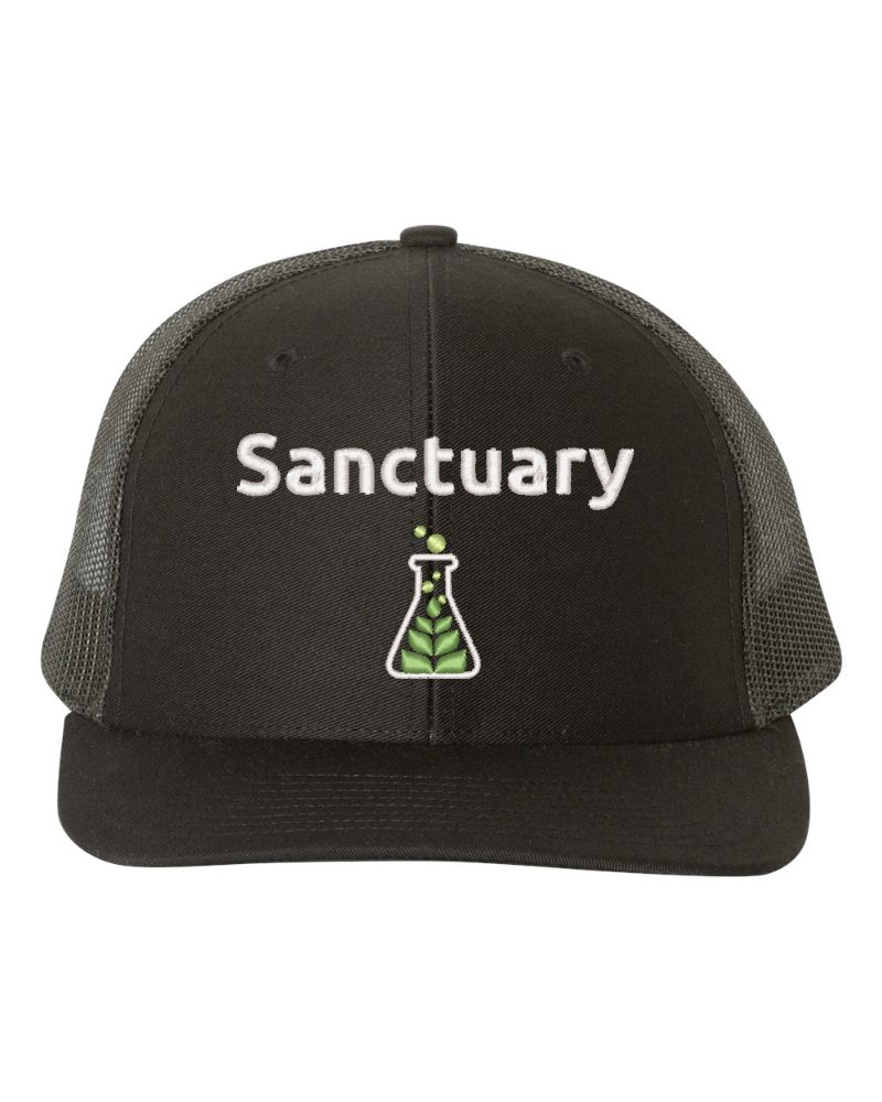 Photograph of product: Hat - Black/Black Trucker