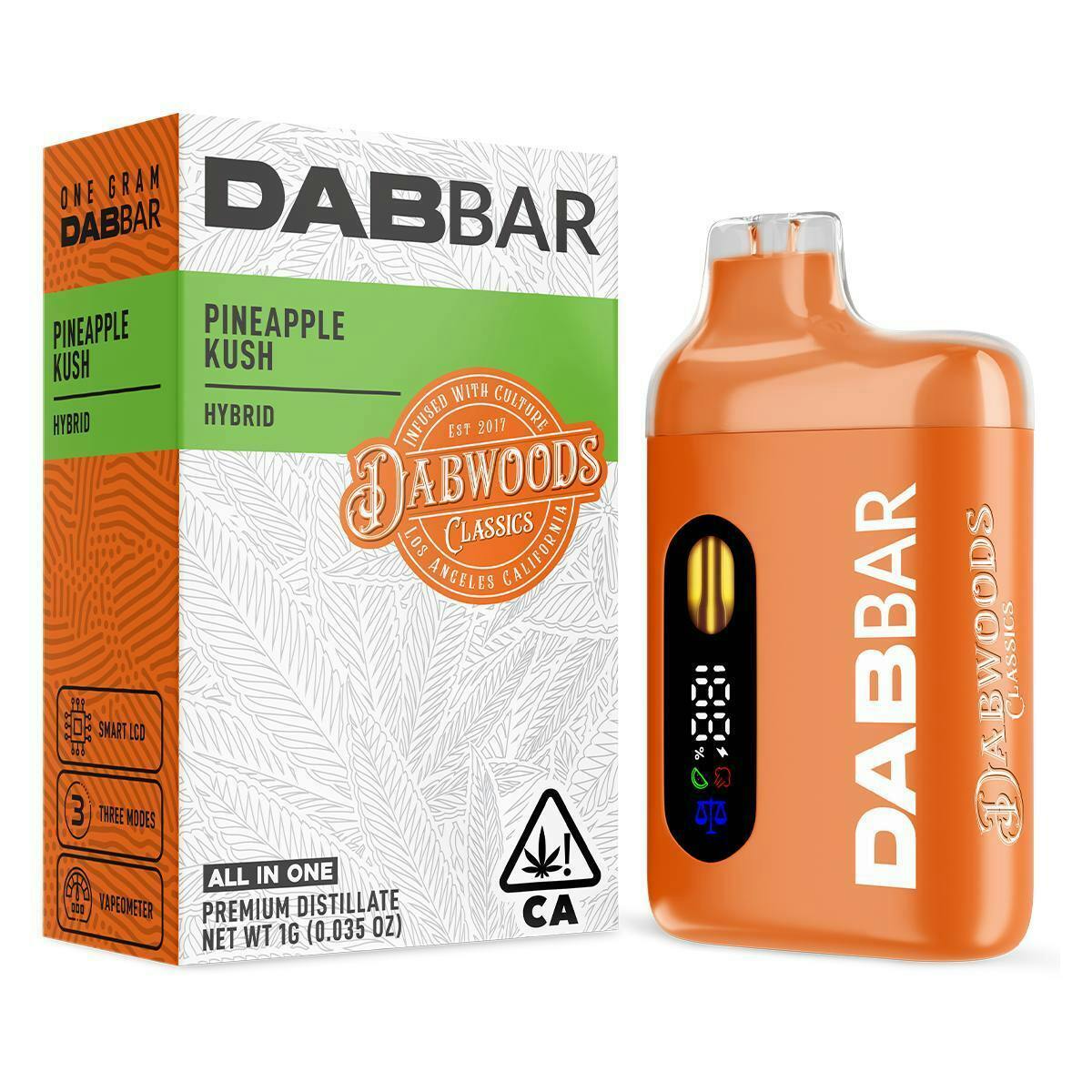 Photograph of product: Dabwoods | Pineapple Kush All-In-One | 1g