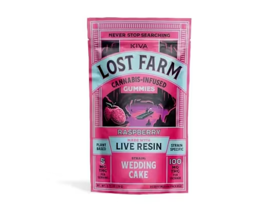 Photograph of product: Raspberry - Live Resin - 100mg - 10ct