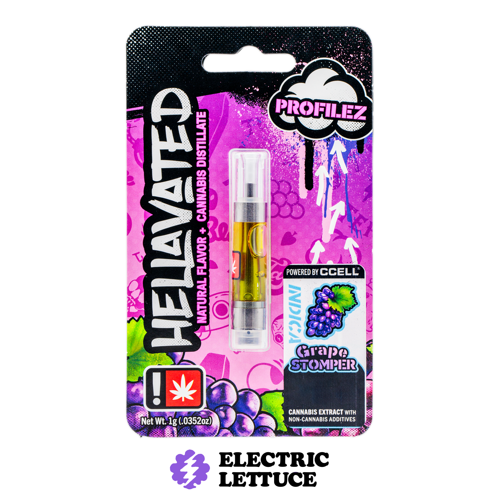 Photograph of product: Hellavated Grape Stomper Profilez Cartridge | 1g