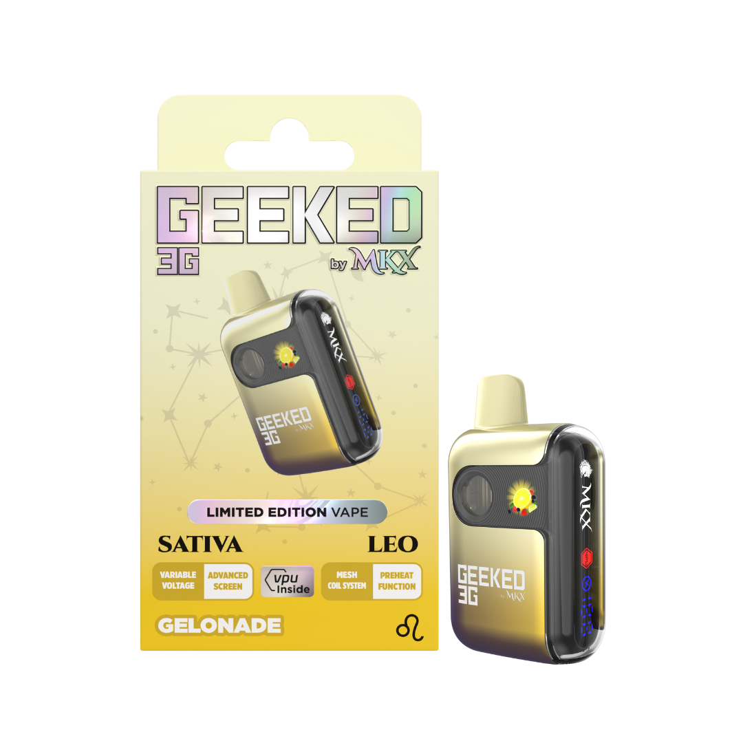 Photograph of product: LIMITED EDITION Gelonade Geeked Disposable | 3g - Oui'd