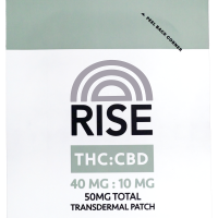 Photograph of product: RISE - Transdermal Patch - TH-oui/CBD - 40mg/10mg