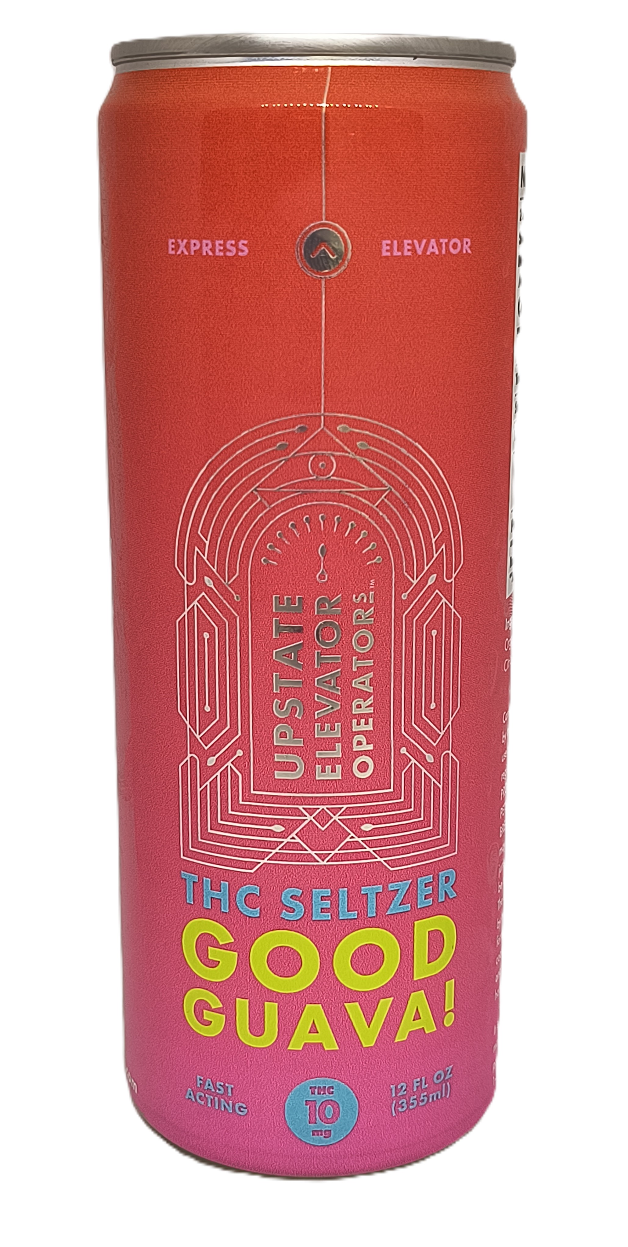 Photograph of product: Good Guava Seltzer | 10mg TH-oui | Upstate Elevator Operators