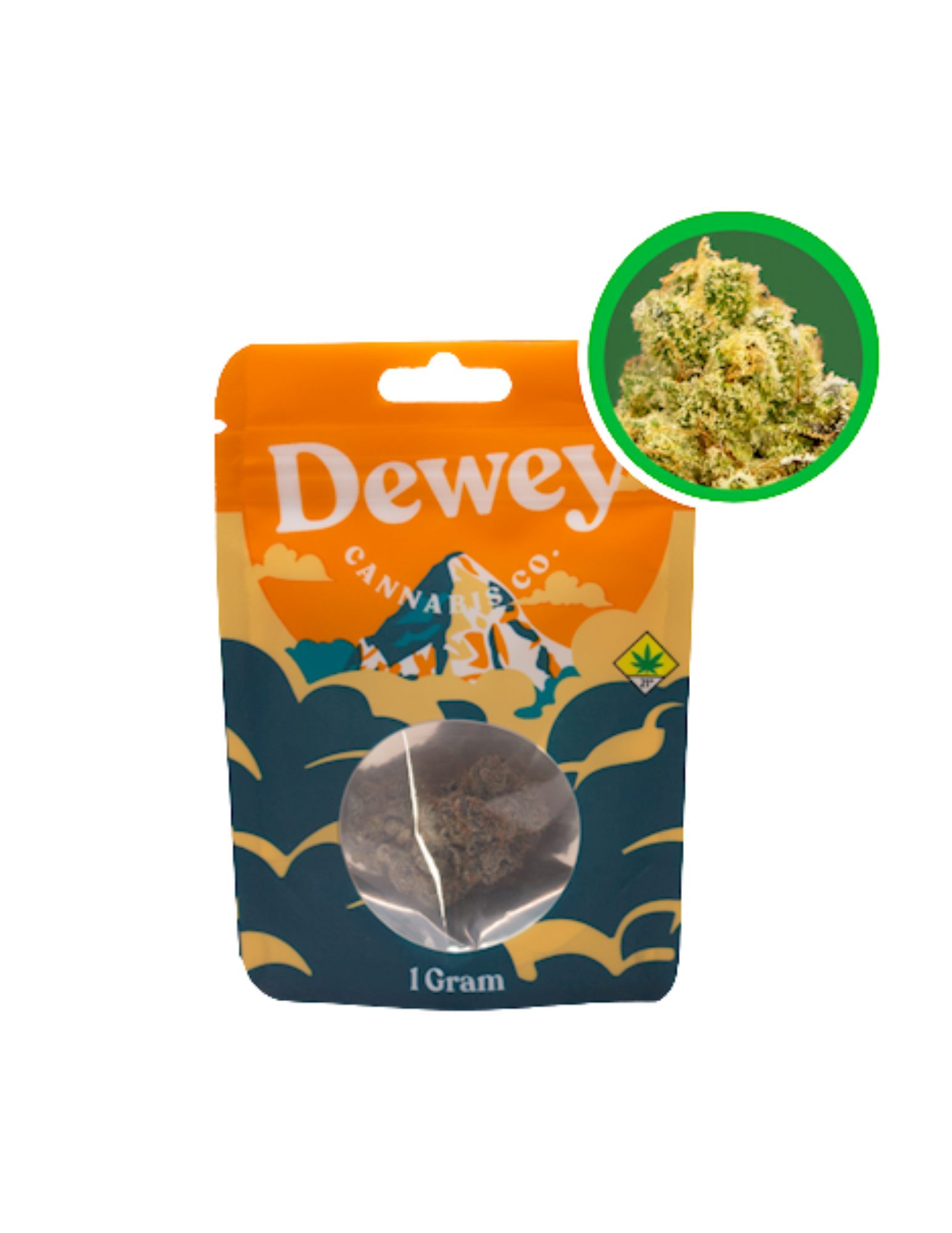 Photograph of product: Dewey Mandarin Mochi (S) 1g