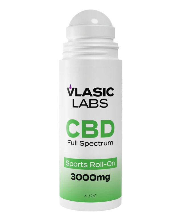 Photograph of product: Vlasic | Full Spectrum CBD | Sports Roll-on