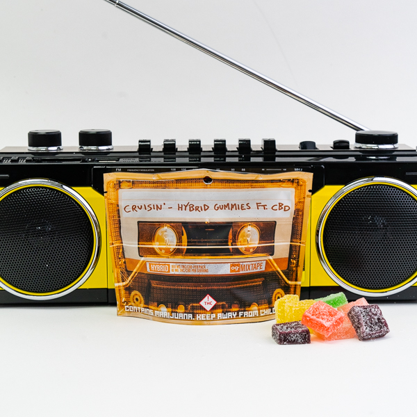 Photograph of product: OG Mixtape - Cruisin' - Hybrid ft. CBD - Gummies - 100mg