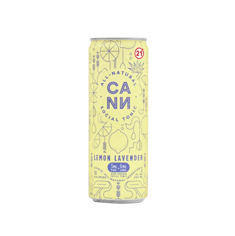 Photograph of Product: Beverage | CANN | Lemon Lavender Social Tonic | Single