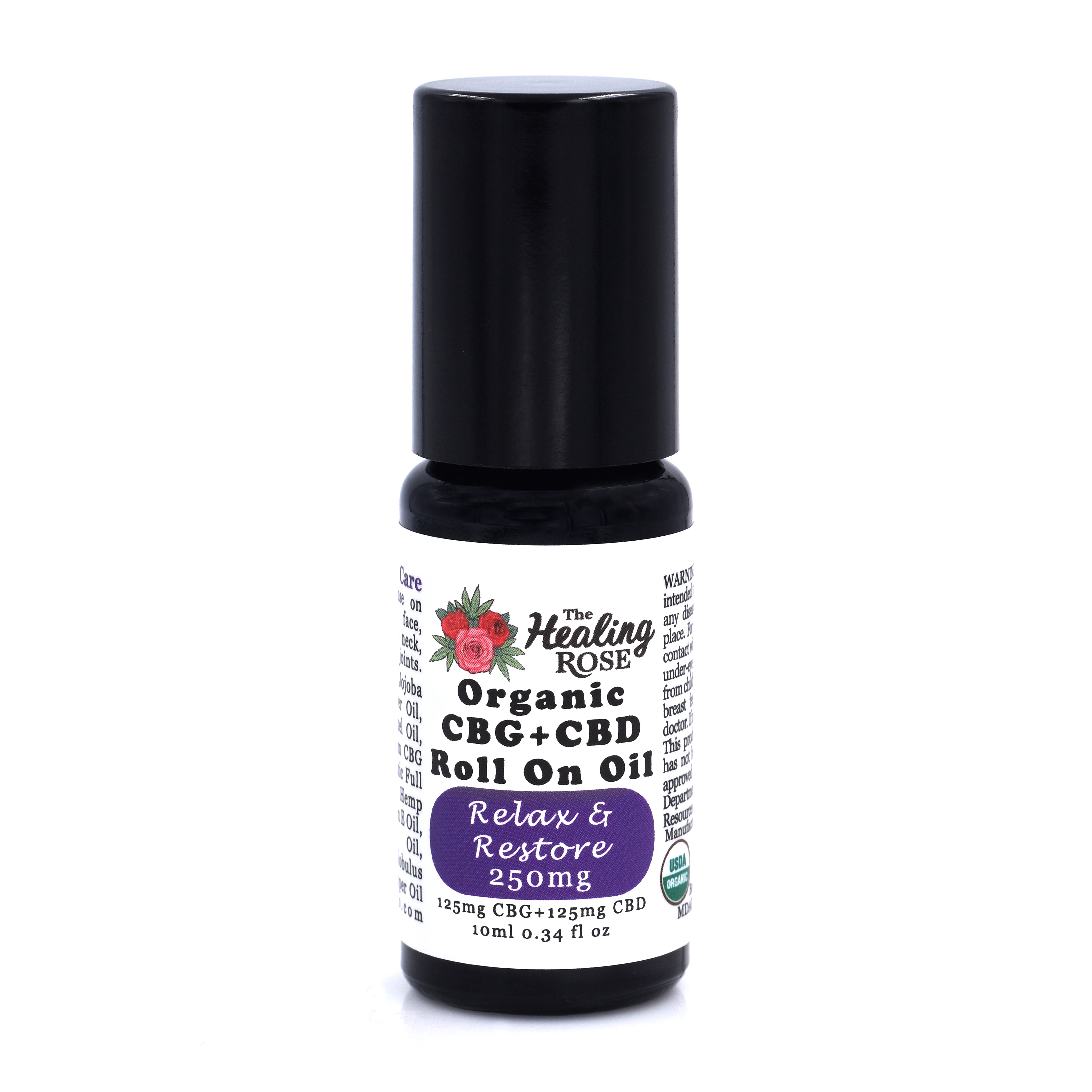 Photograph of product: Relax & Restore CBG:CBD Roll-On Oil | 250mg