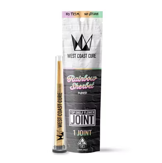 Photograph of product: WCC Rainbow Sherbet Top Shelf CUREjoint 1g