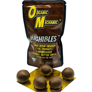 Photograph of product: Organic Mechanic | Peanut Butter Balls | 100mg