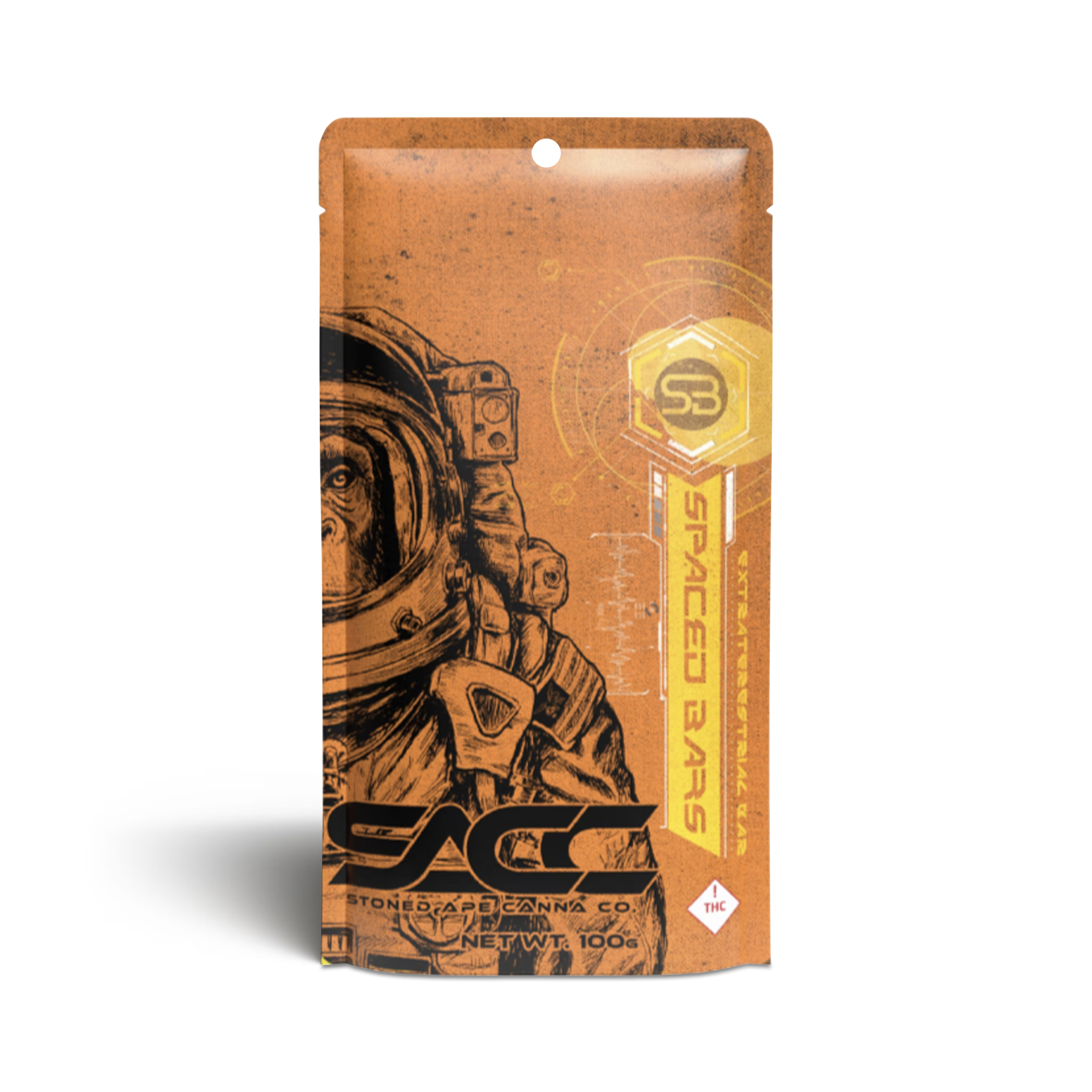 Photograph of product: Milk Chocolate ET Spaced Bar - 100mg