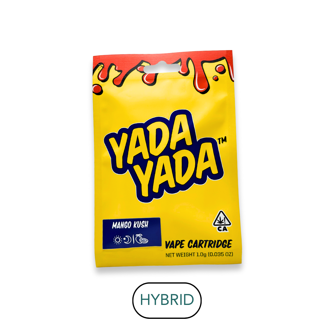 Photograph of product: Yada Yada - Diamond - Mango Kush - Vape Cart - 1.0g