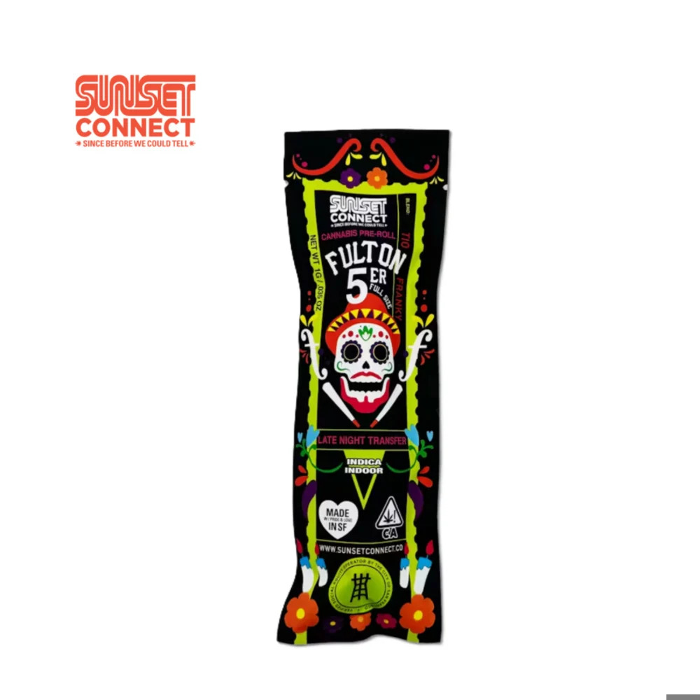 Photograph of product: SUNSET CONNECT TIO FRANKY PREROLL Oui'd 1G