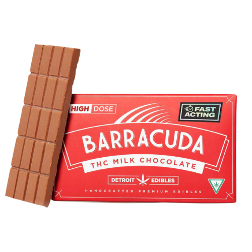 Photograph of product: Milk Chocolate Bar 200mg Barracuda By Detroit Edibles