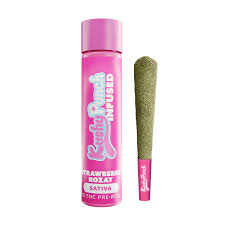 Photograph of Product: Kushy Punch: Infused Pre-Roll | Strawberry Rozay | | 1g