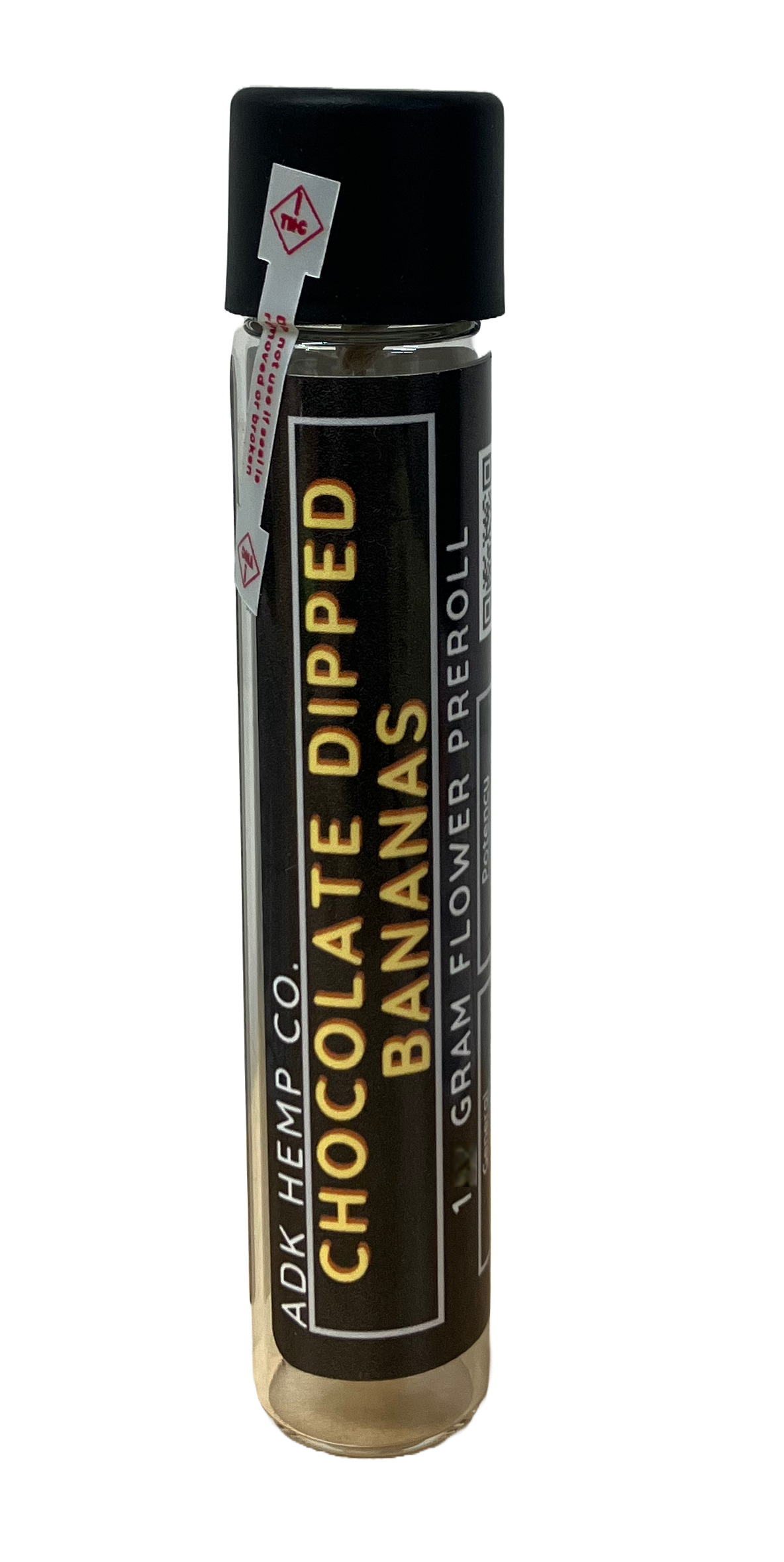 Photograph of product: ADK Hemp Co - Chocolate Dipped Bananas - Single Joint