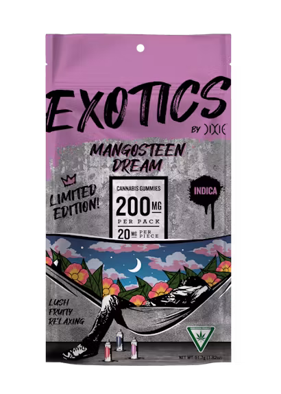 Photograph of product: DIXIE | MANGOSTEEN DREAM | LTO EXOTICS |  200MG TH-oui | Oui'd