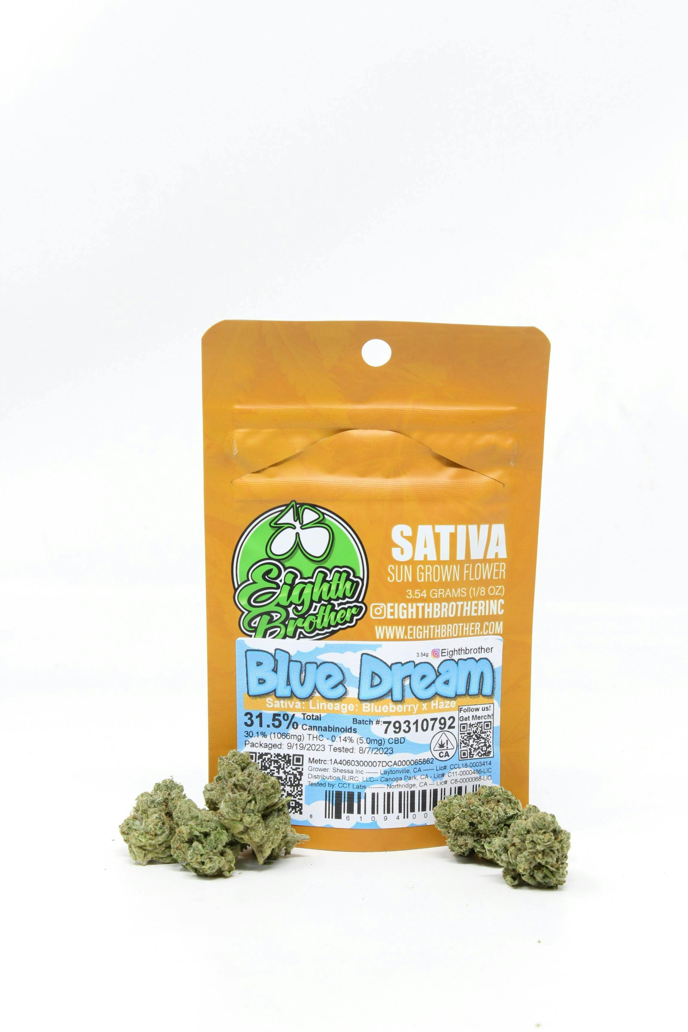 Photograph of product: BLUE DREAM - BROTHER - 3.5G