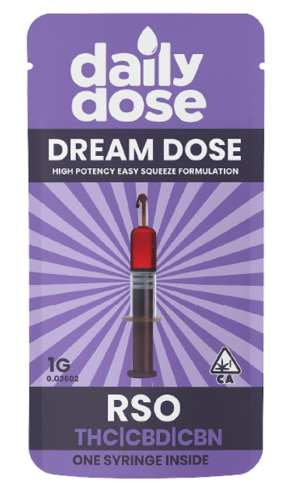 Photograph of product: DREAM DOSE SYRINGE 1:1:1 TH-oui:CBD:CBN