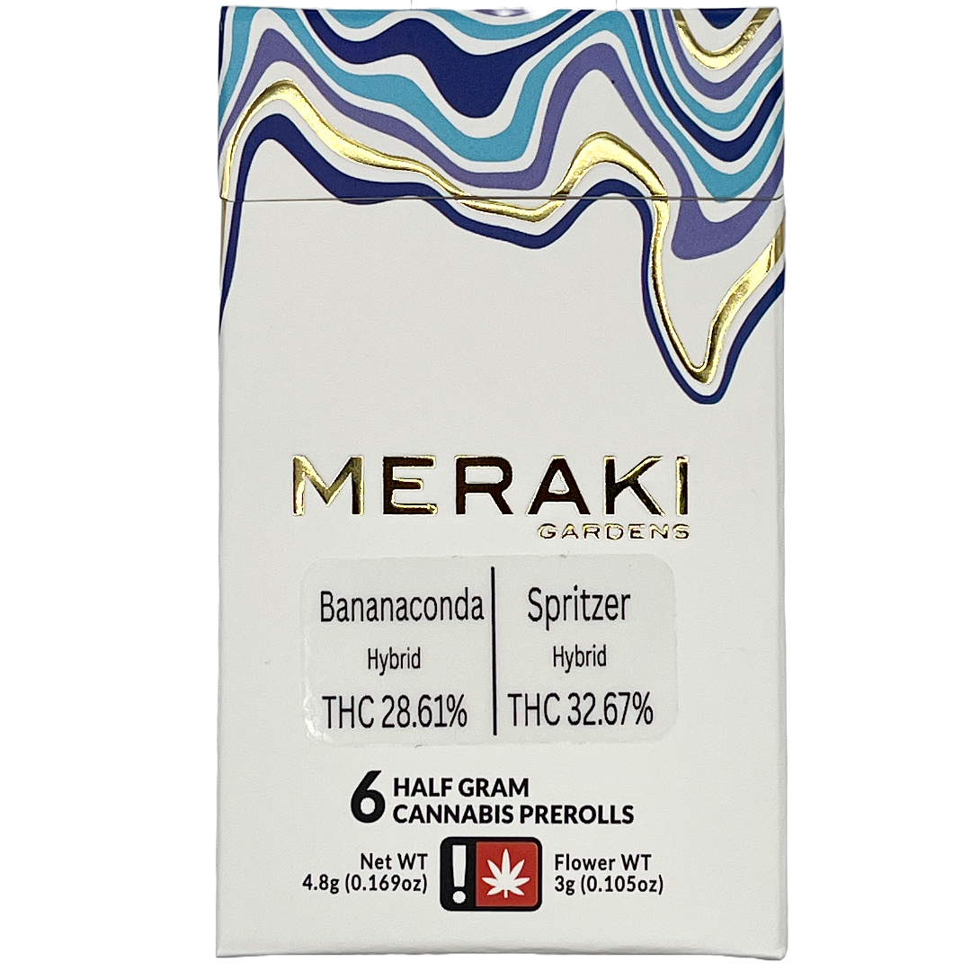 Photograph of product: Meraki- Bananaconda/Spritzer (.5G) 6PK PR (H)