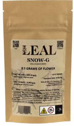 Photograph of product: Leal | Snow- G (High CBD) |  Flower | 3.5g