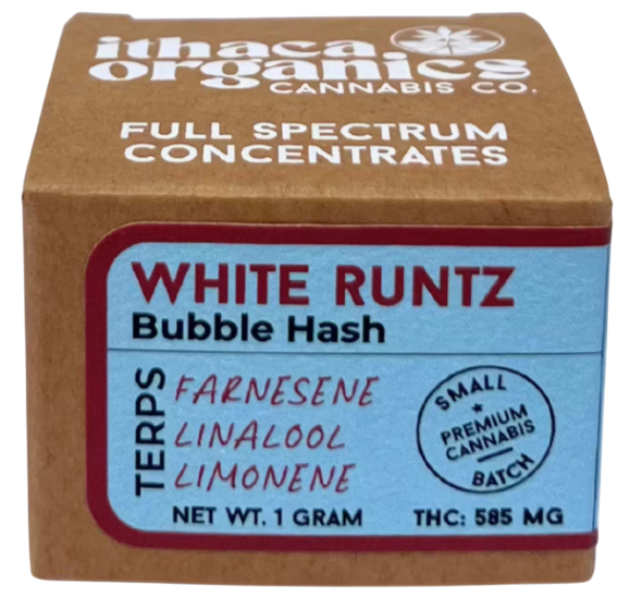 Photograph of Product: Bubble Hash White Runtz - Concentrate (1.0g)
