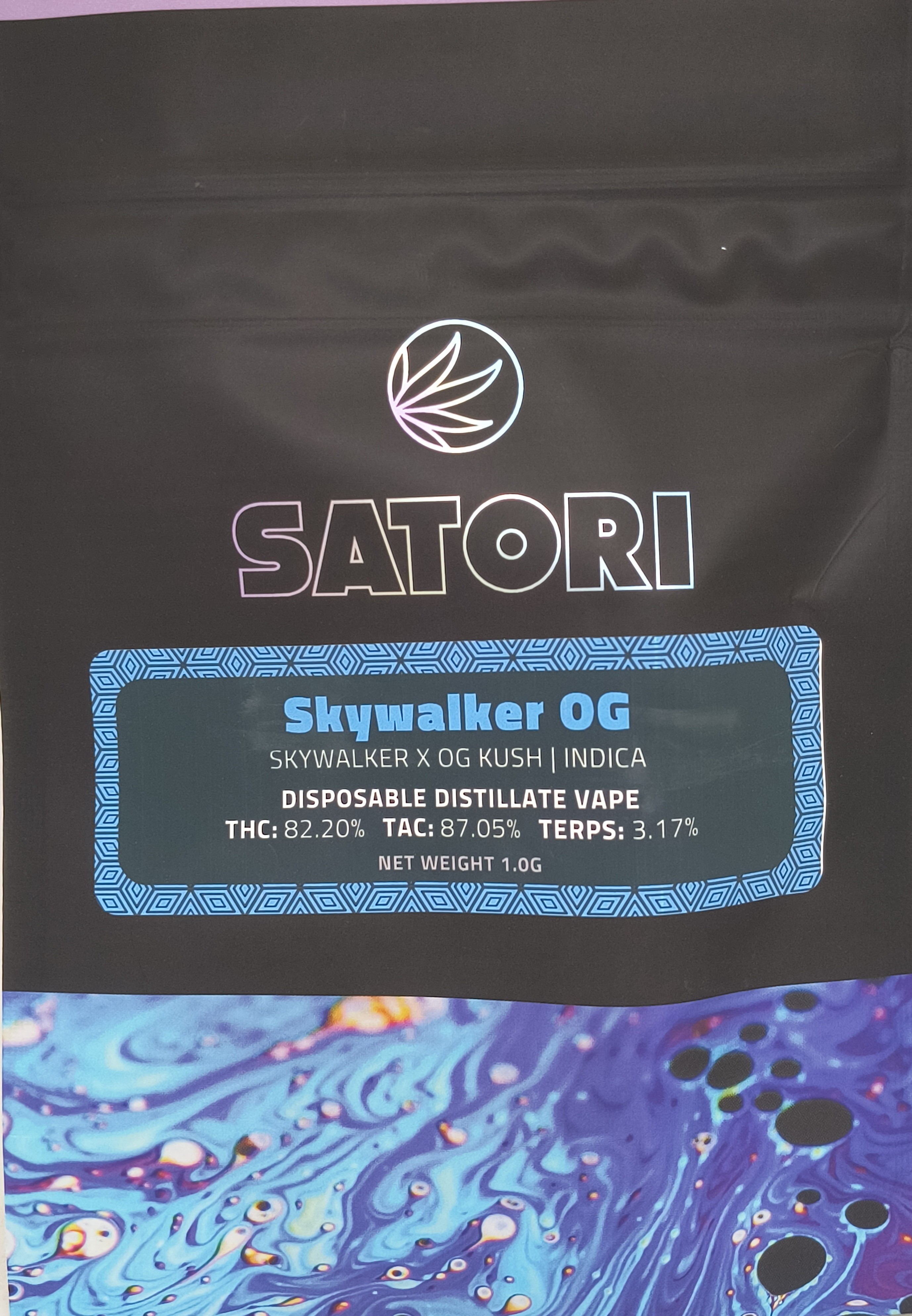 Photograph of product: Skywalker OG Disposable Vape | Satori