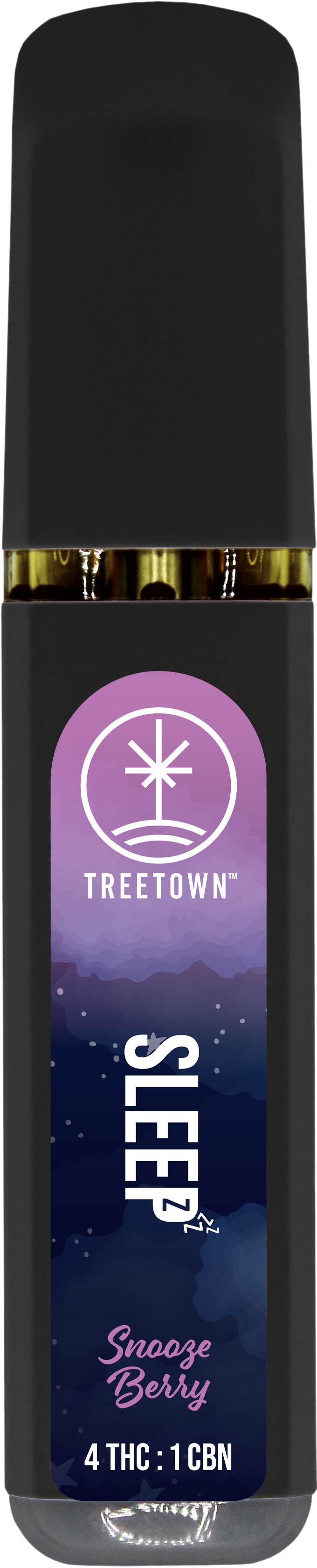 Photograph of product: 4:1 Snooze Berry | TH-oui + CBN | Disposable | TreeTown