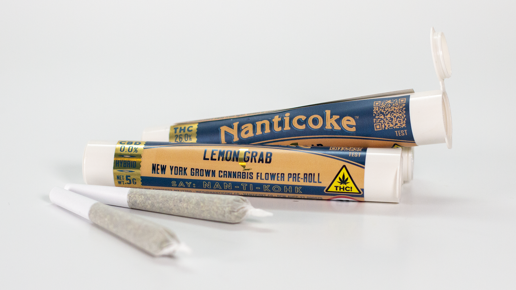 Photograph of product: Nanticoke | Lemon Grab | 0.5g Pre-Roll