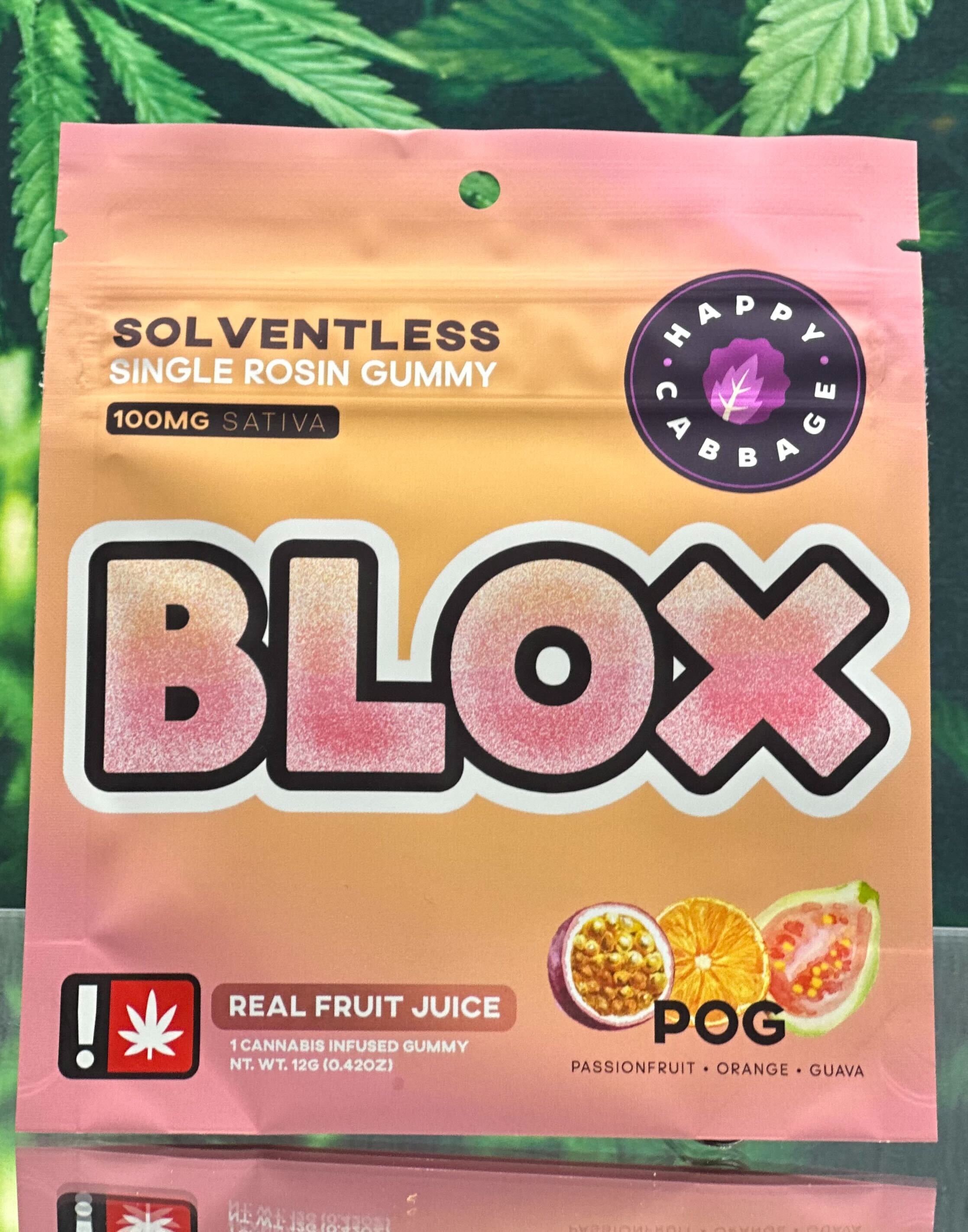Photograph of product: Rosin Gummy | POG BLOX | 100mg