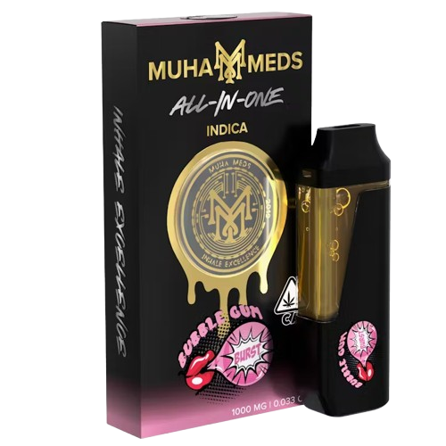 Photograph of product: BUBBLE GUM (I) 1G DISTILLATE DISPOSABLE