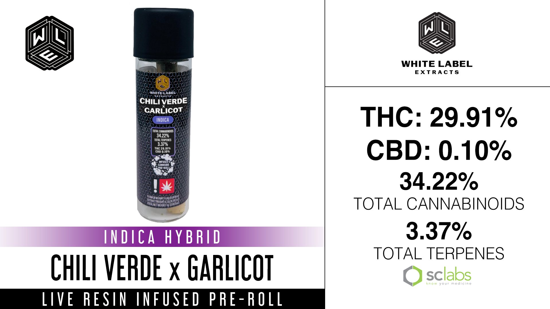 Photograph of product: WLE | Chili Verde x Garlicot Infused Preroll