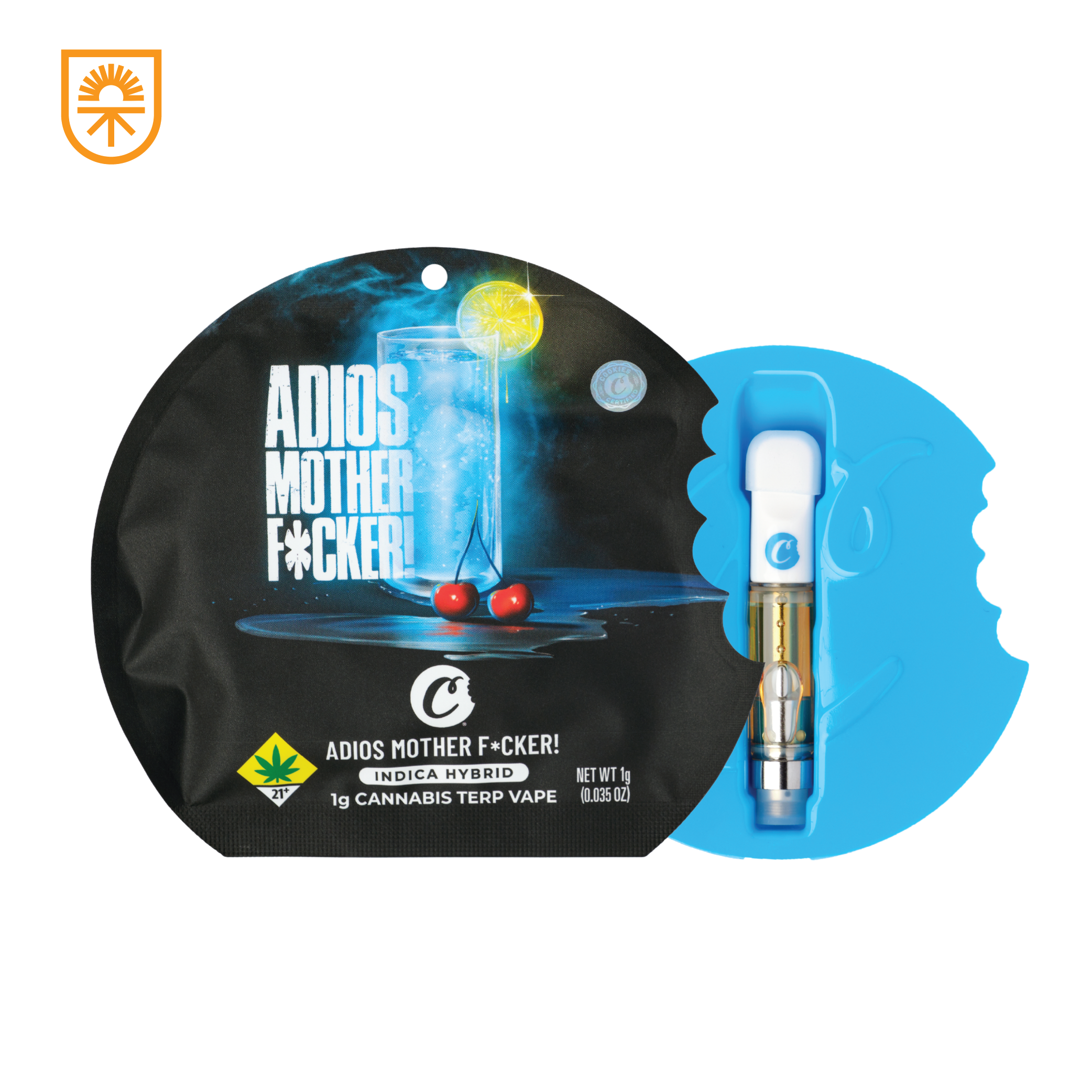Photograph of product: Adios MF'er - Natural Terps - Cartridge - 1g