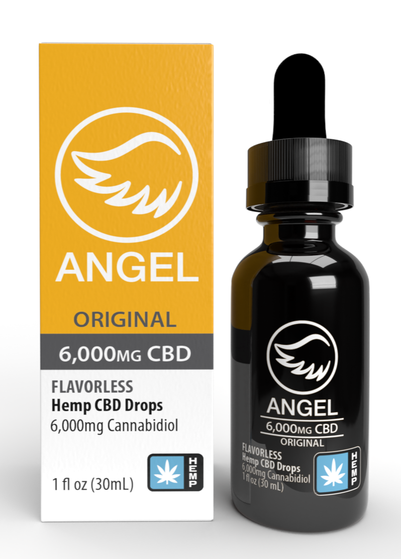 Photograph of product: Angel CBD Tincture : 6000mg - Unflavored Drops