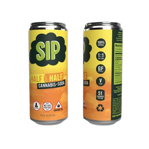 Photograph of product: 1:1 TH-oui/CBD Half & Half Soda | 5mg
