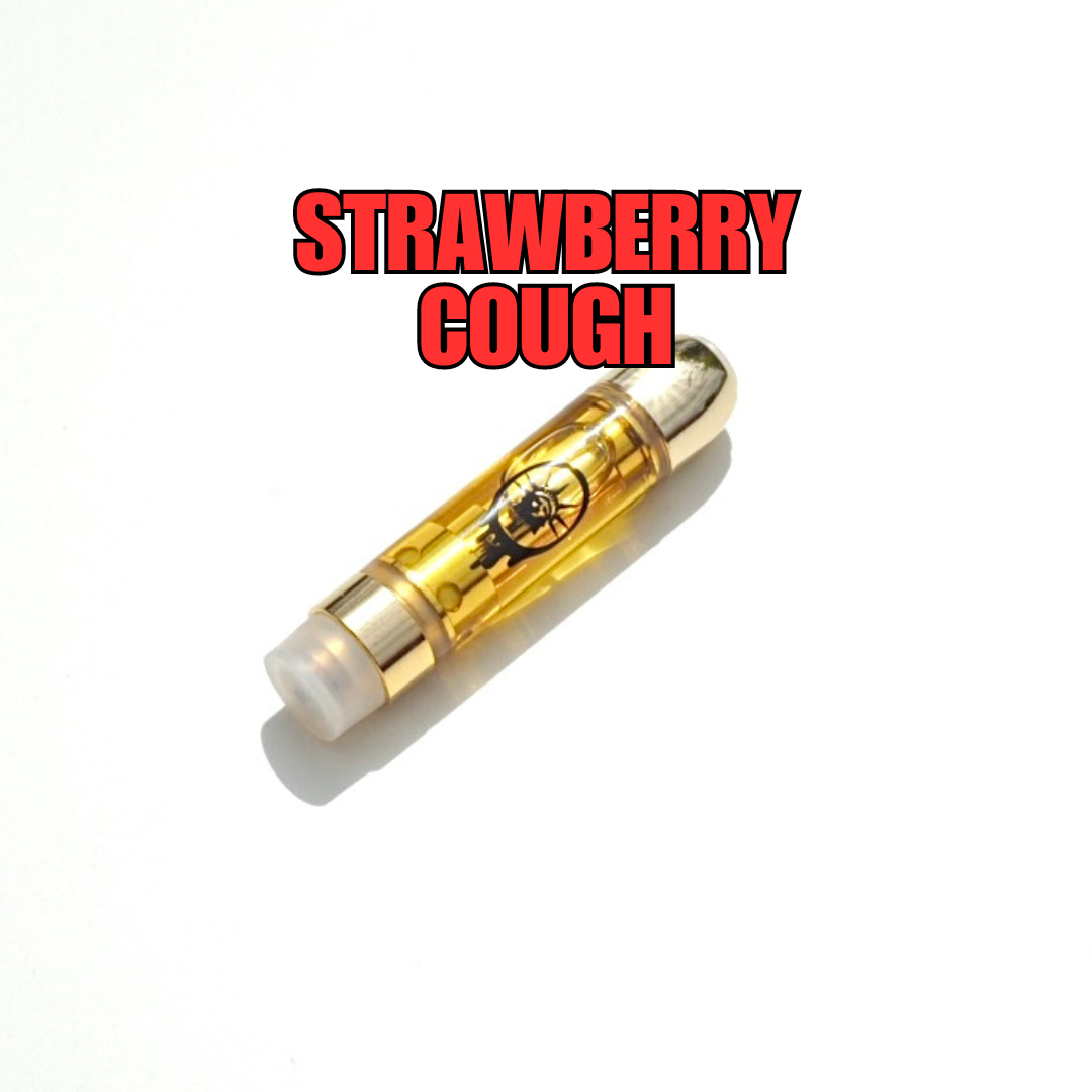 Photograph of product: New York Honey | Strawberry Cough Vape Cart 1g | Oui'd