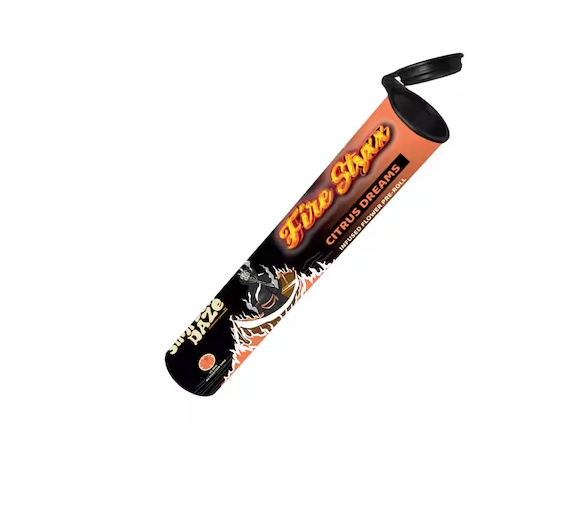 Photograph of product: Simpler Daze Fire Styxx Infused Pre-Roll | Churro