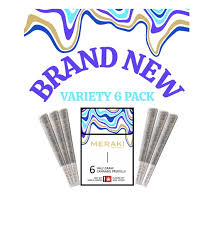 Photograph of product: MERAKI | VARIETY PRE-ROLL 6-PACK | DR.W / SPRITZER