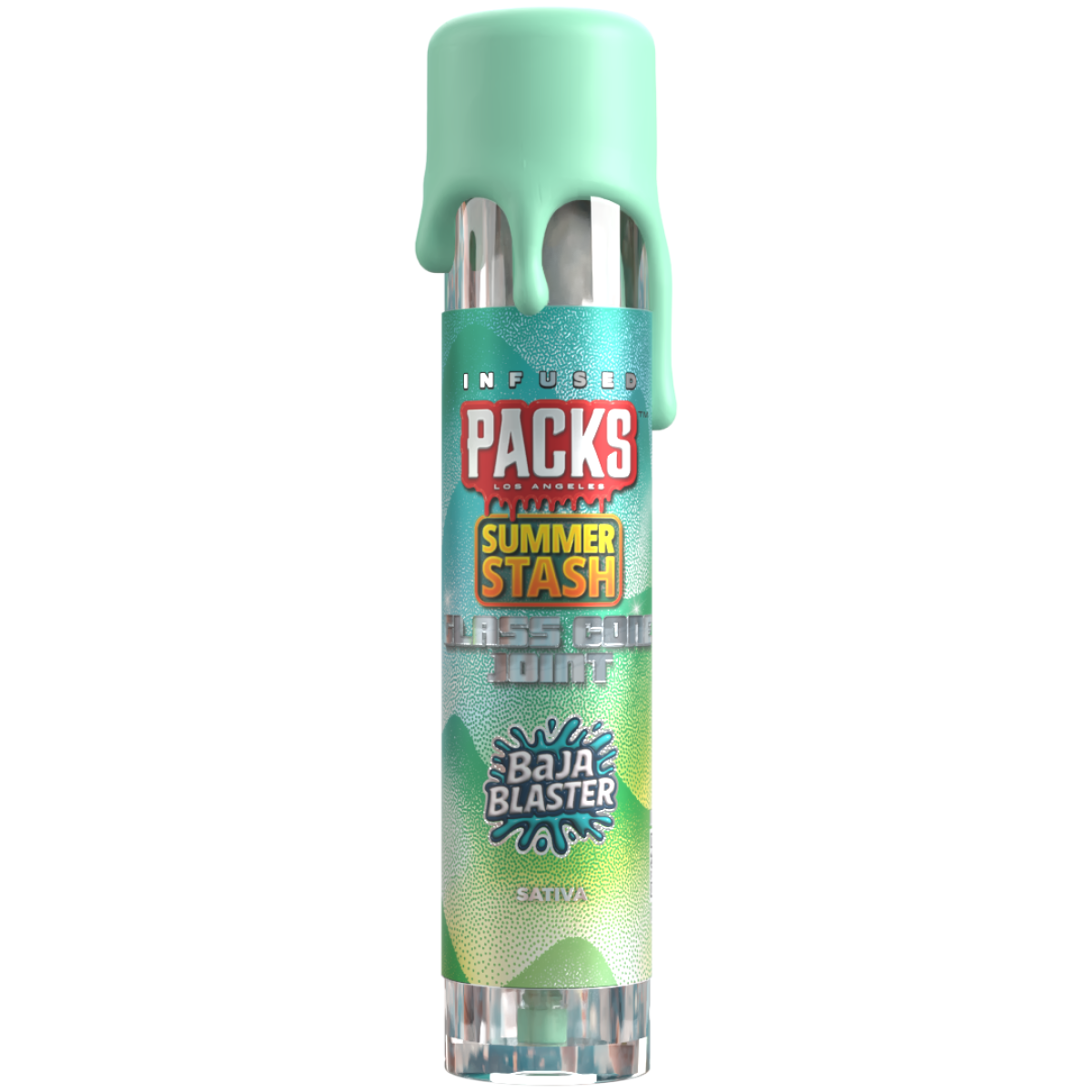 Photograph of product: Packs La | Baja Blaster | 1g Glass Tipped "Glone" Pre Roll