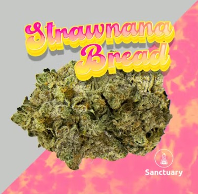 Photograph of product: Small Bud I Strawnana Bread I 3.5g