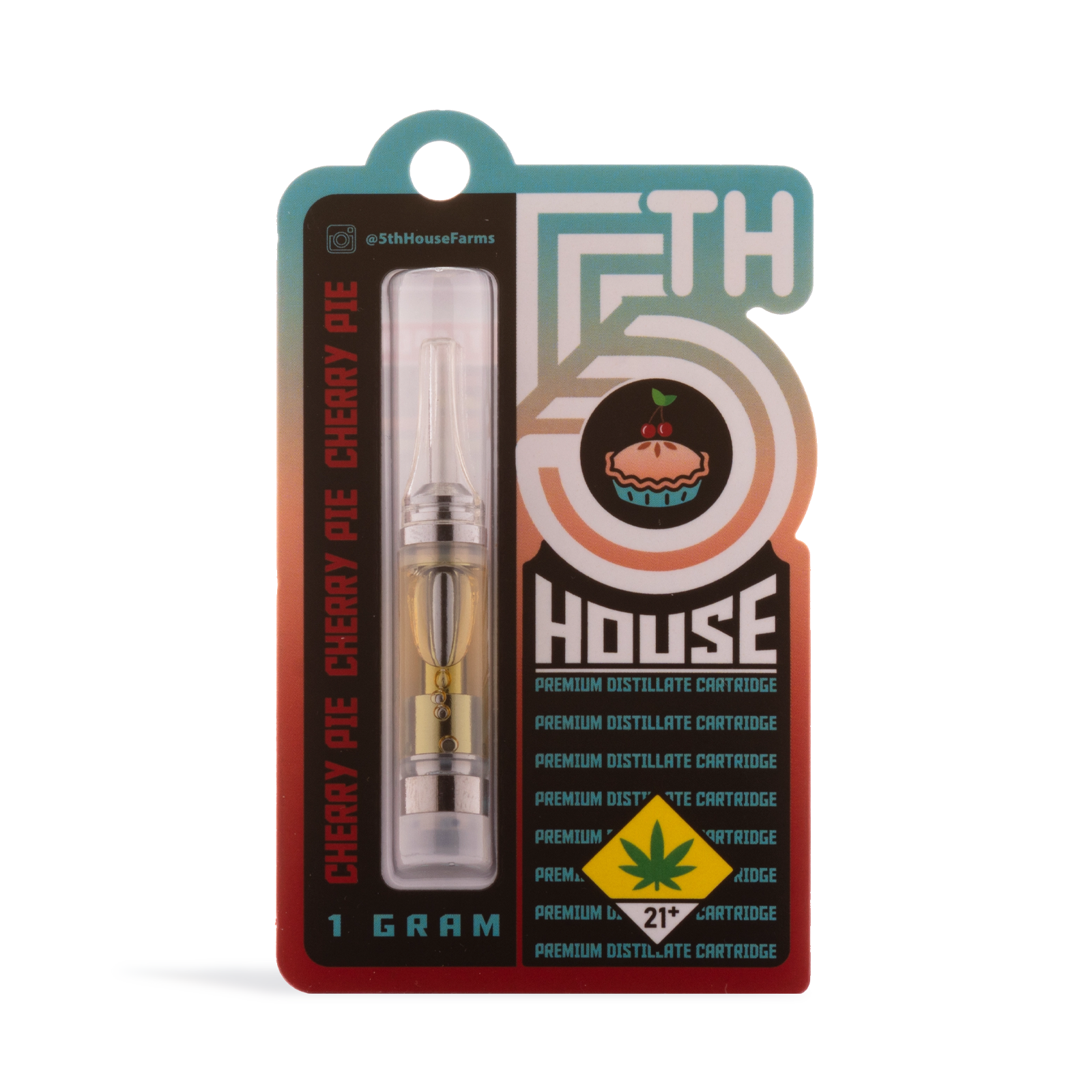 Photograph of product: Cherry Pie Premium Distillate Cartridge | 1g