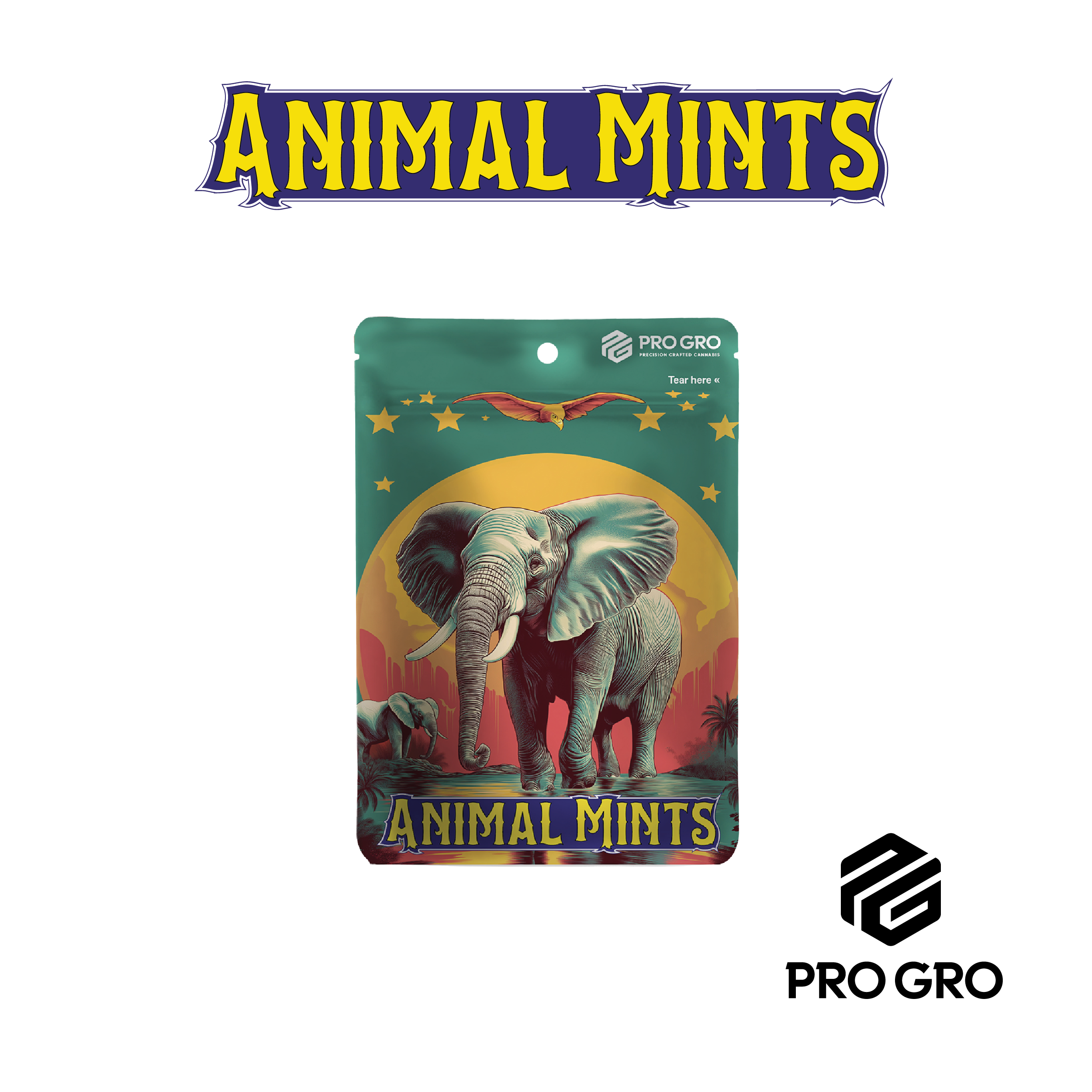 Photograph of product: PRO GRO | Prepackaged | Animal Mints - 3.5g